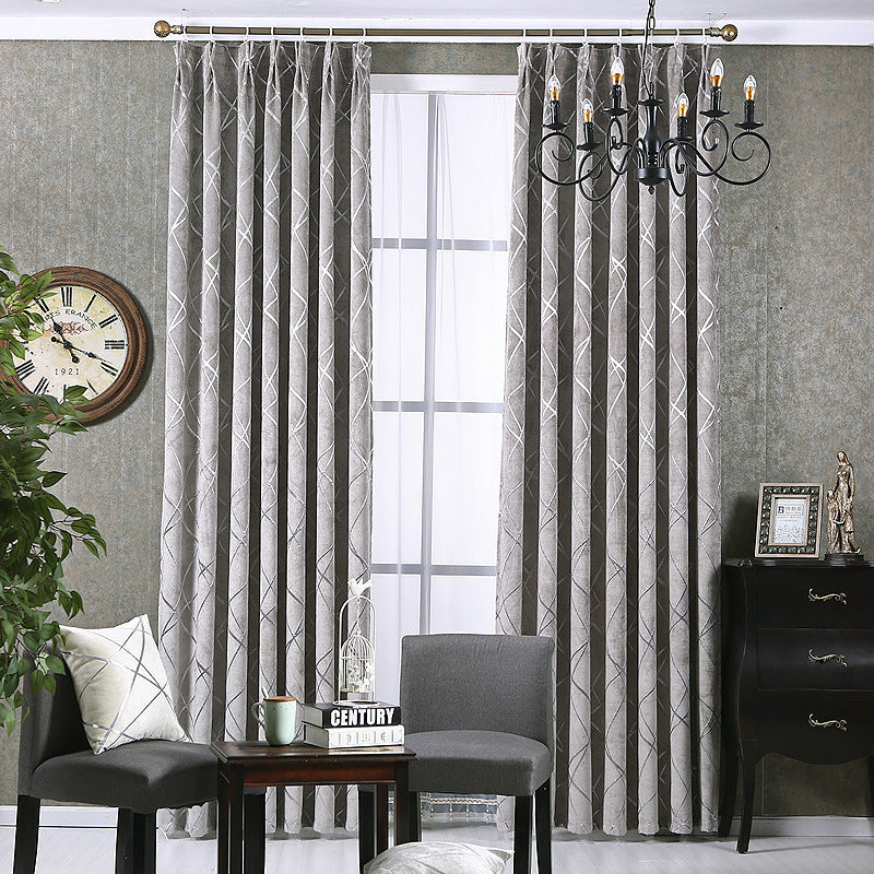 Modern Simple Light Luxury Window Drapes