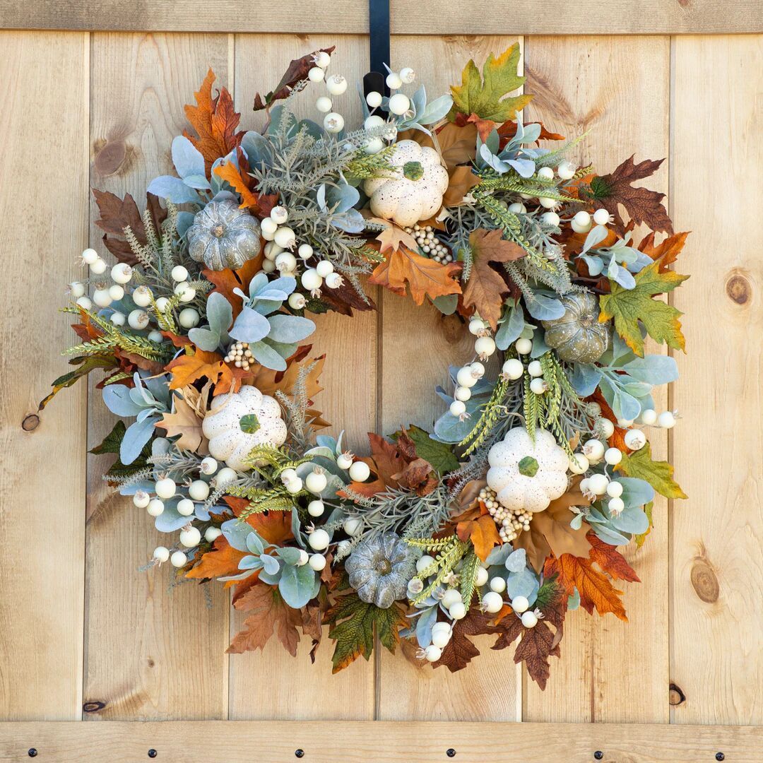 Autumn Pumpkin Leaf Garland | Halloween & Thanksgiving Home Decoration