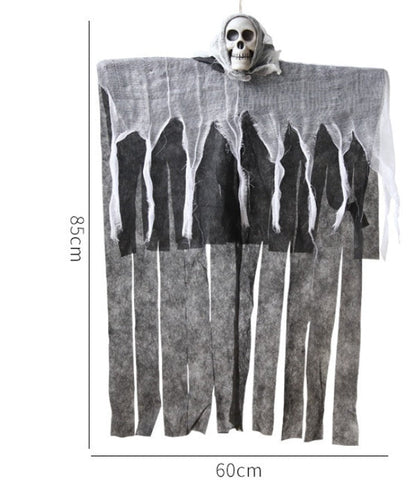 Halloween Skull Ghost Decoration | Haunted House Horror Hanging Prop