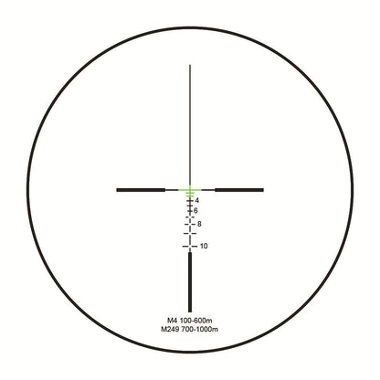 Maku metal sight 4x32 eating chicken outdoor sports quadruple lens