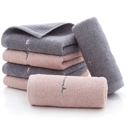 Absorbent Cotton Couple Face Towel Set