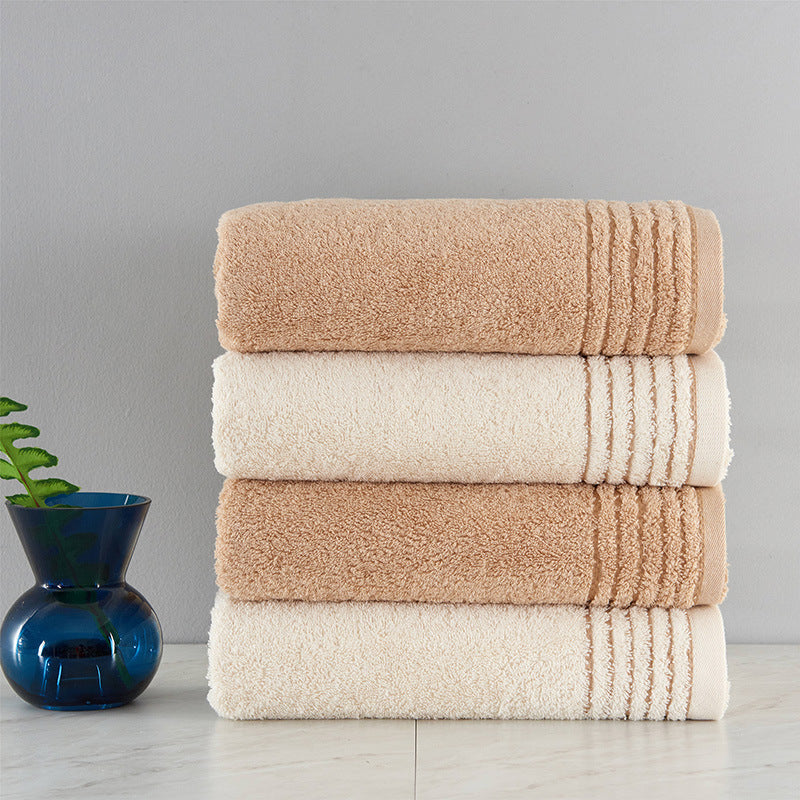 Luxury Solid Color Cotton Towels Collection