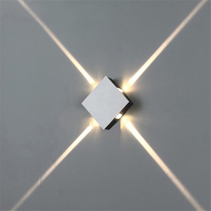 Modern Indoor LED Cross Wall Lamp for Living Room
