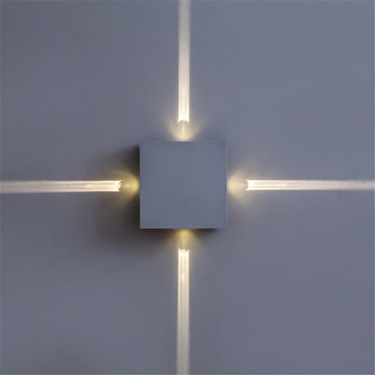 Modern Indoor LED Cross Wall Lamp for Living Room