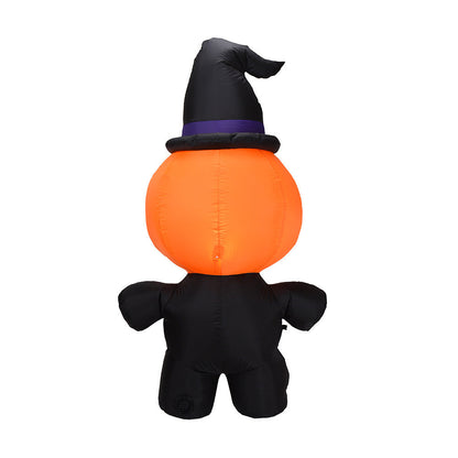 Pumpkin Head Halloween Decoration | Spooky Holiday Decor