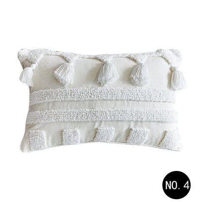 Simple Textured Decorative Cushion Cover