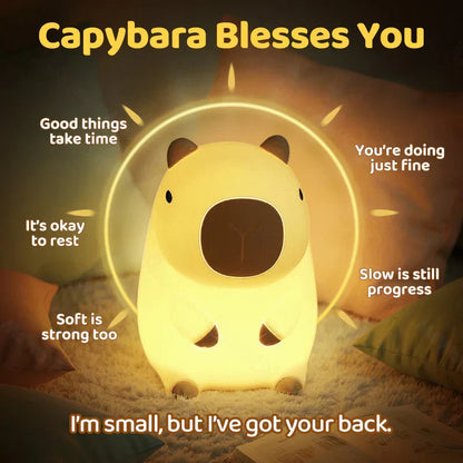 Capybara Squishy Night Light - Perfect Gift