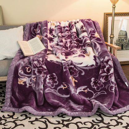 Cozy Dorm Room Throw Blanket and Sheet