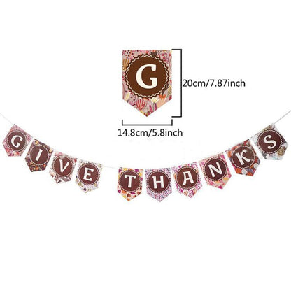 Thanksgiving Day Flag | Festive Holiday Outdoor & Home Decoration