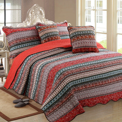 Soft Textured Cotton Linen Look Bedding Set