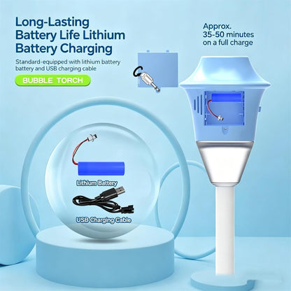 Street Lamp Bubble Maker Stand Machine with Lights