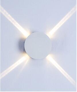 Modern Indoor LED Cross Wall Lamp for Living Room