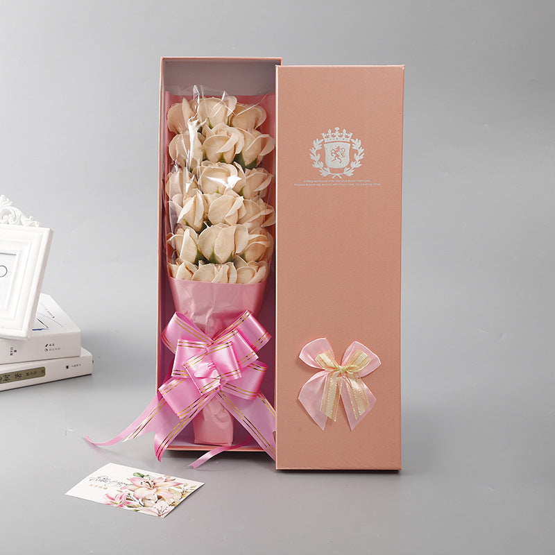 Soap Flower Bouquet | 18 Rose Gift for Thanksgiving, Christmas & Birthdays