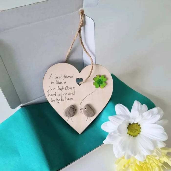 Wooden Heart Decoration | Handmade Thanksgiving Gift