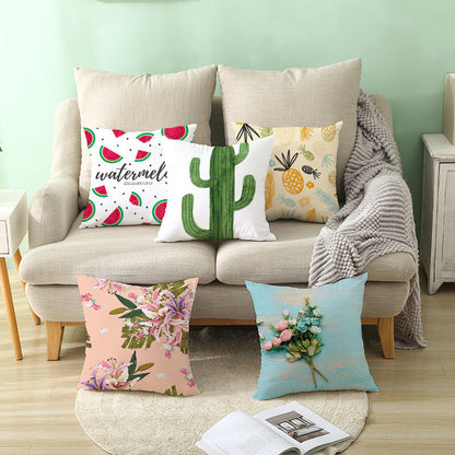 Tropical Home Decor Throw Pillow Case