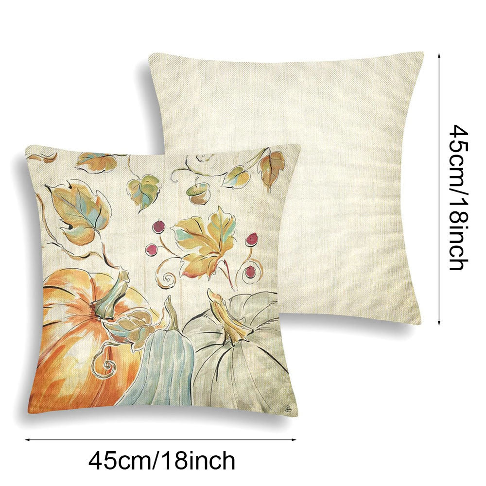 4PCS Thanksgiving Pillow Covers | Festive Holiday Cushion Set
