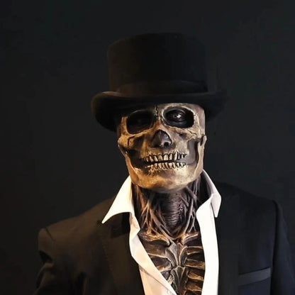 Full Head Skeleton Halloween Mask