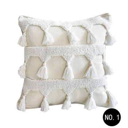 Simple Textured Decorative Cushion Cover
