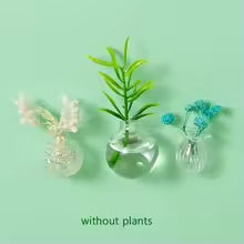 Cute Plant Ceramic Vase Fridge Magnets