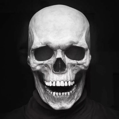 Movable Jaw Full Head Skull Mask
