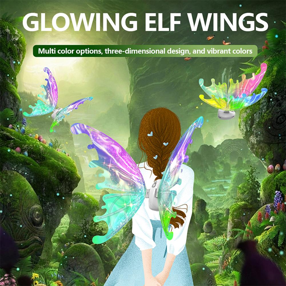 Electric Elf Butterfly Wings with Music Lights